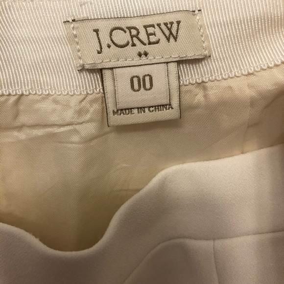 J. Crew Cream A-Line Skirt - Picture 4 of 6